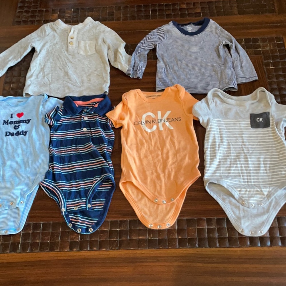 (6) 12 M Boys tops